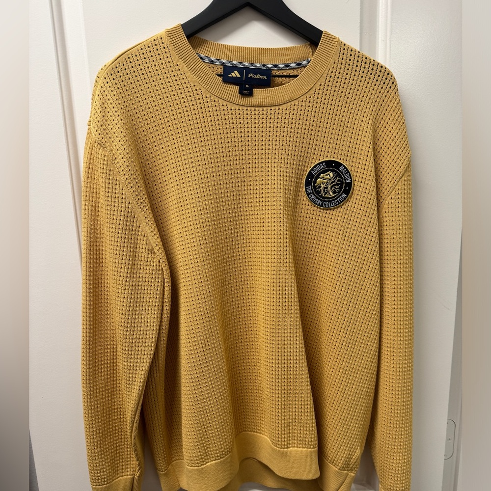Adidas x Malbon golf Crosby collection knit sweater